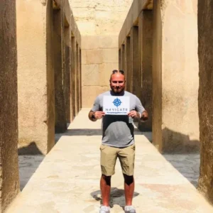 Travelers visiting Egypt