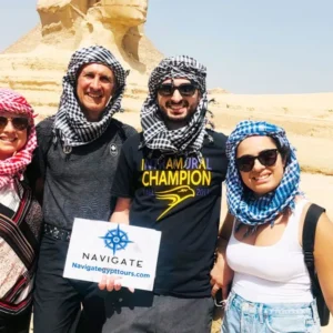 Travelers at the sphinx