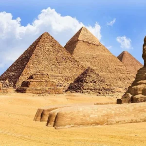 The great giza pyramids complex