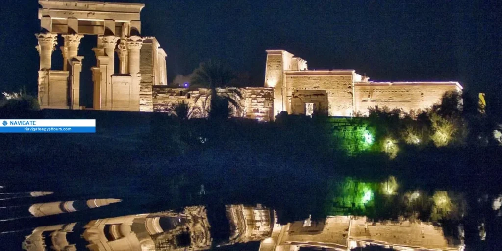 Philae temple sound and light show