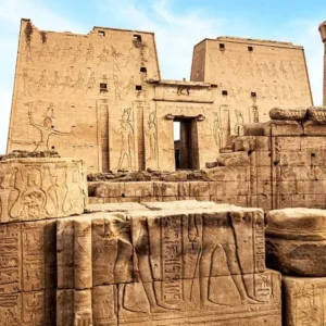 Edfu temple in aswan egypt